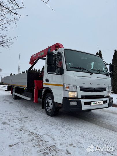Бортовой грузовик Mitsubishi Fuso Canter TF с КМУ UNIC, 2019