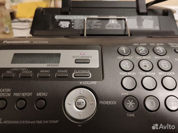 Факс Panasonic KX-FC258RU