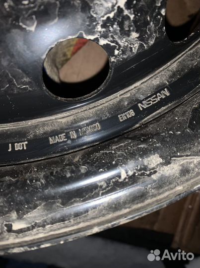 Диск штампованный r15 Nissan Tiida с запаски