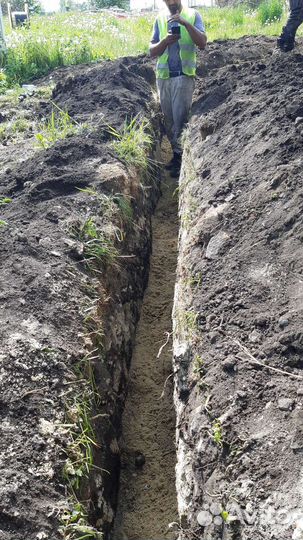 Копка траншей вручную