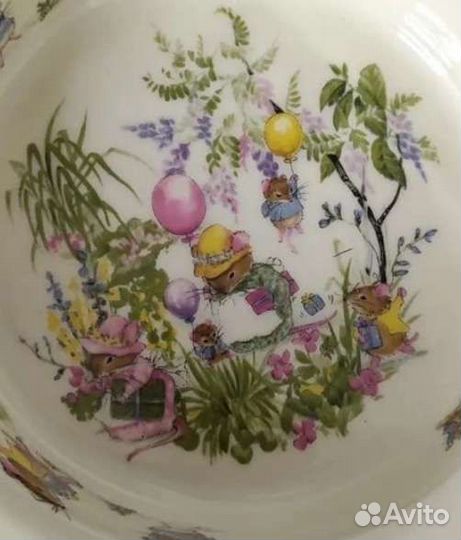 Детский набор посуды фарфор Royal Crown England