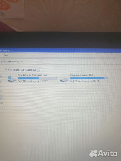 Asus D541N озу 4 Гб Intel Celeron N3450 4 ядра