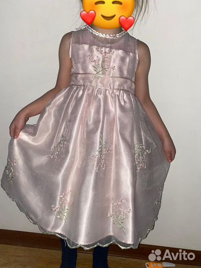 Платье для девочки 3-4 года нарядные и пышное