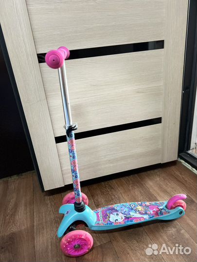Самокат детский трехколесный бу