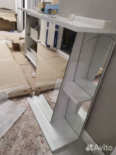 Щкаф с зеркалом в ванную