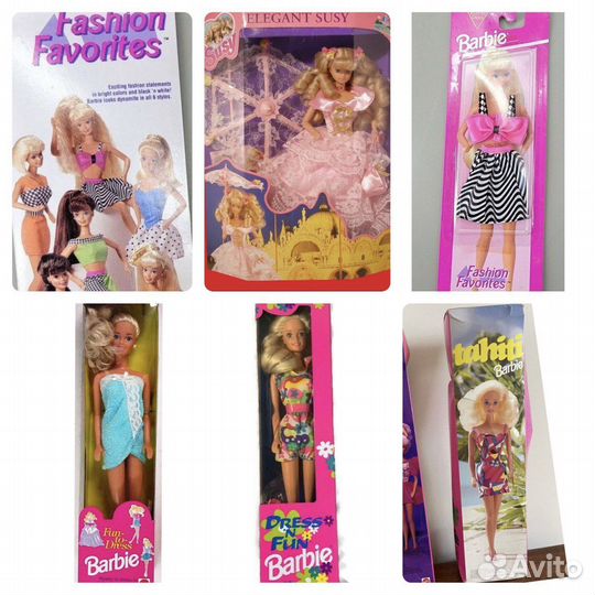 Barbie Барби 70х и 90х, одежда для Барби оригинал