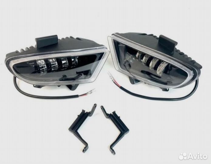 LED птф на hyundai accent