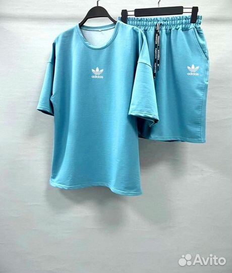 Спортивный костюм Adidas летний футболка+шорты