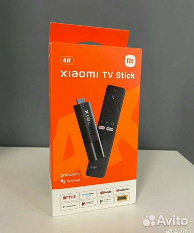 Тв-адаптер Xiaomi Mi TV Stick 4K HDR, черный. тв