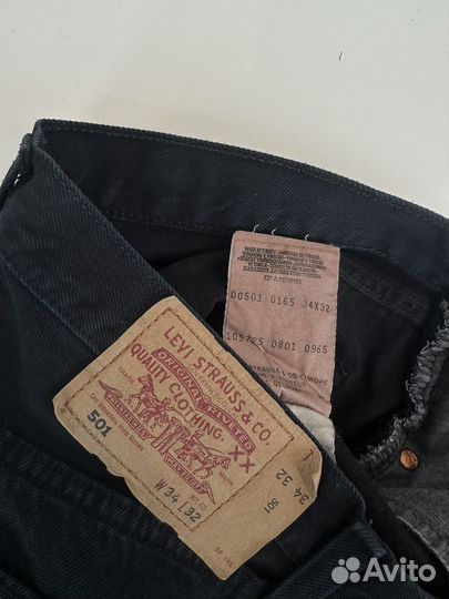 Мужские джинсы Levis 501 34x32