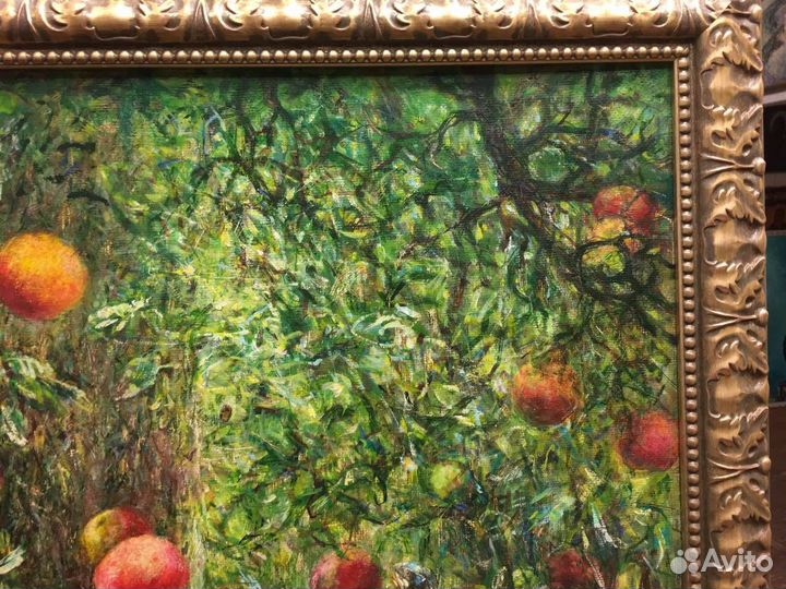 Картина маслом, Яблочный спас, 2012, 80х100