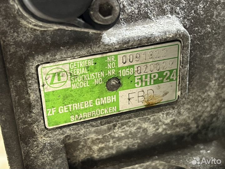 АКПП Audi S6 c5 5hp24 FBD 4.2