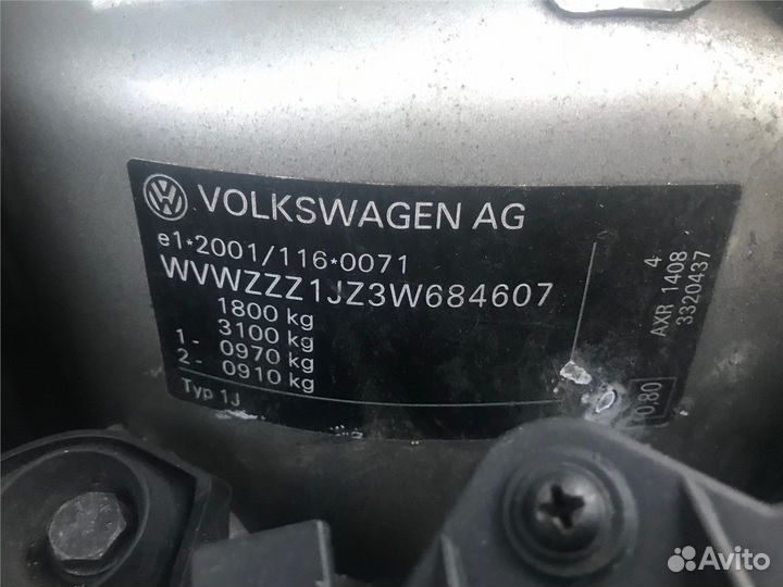 Разбор на запчасти Volkswagen Golf 4