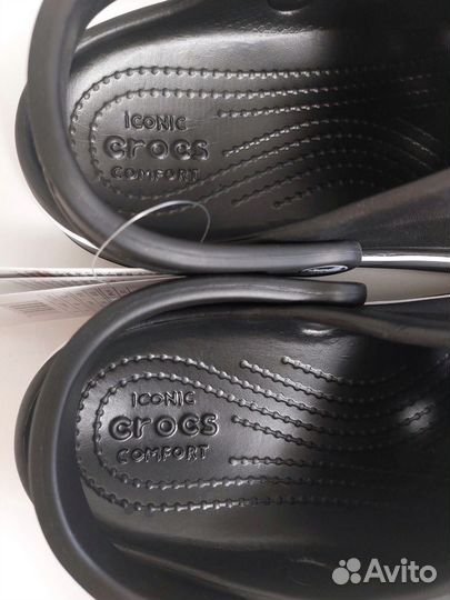 Кроксы черные crocs 39 40 41 42 43 44