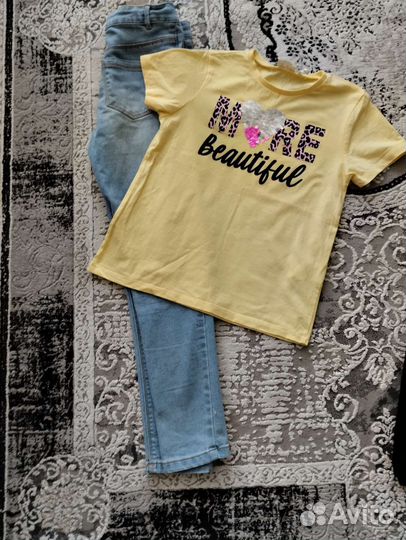 Вещи пакетом на девочку 140/146