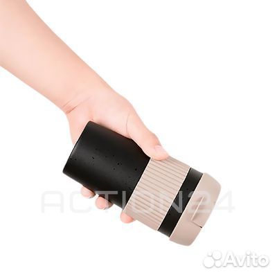 Термокружка KKF Rainbow (490 мл, коричнево-серый)