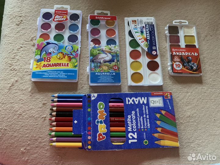 Краски акварельные