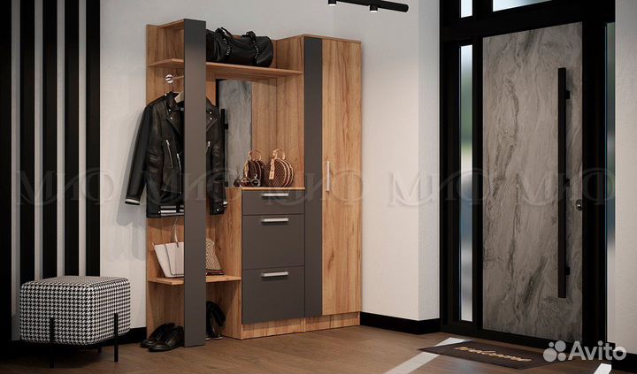 Прихожая Мартина графит