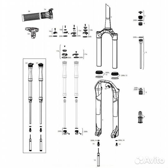 RockShox SID Ultimate Manual Boost 15 X 110 Mm 42