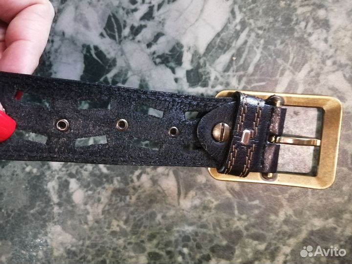 Ремень женский кожаный