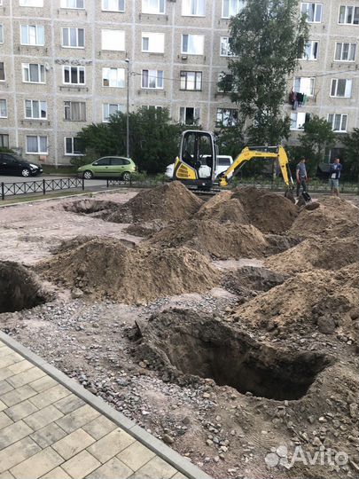 Аренда Мини экскаватор, ямобур, сваекрут