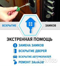 Замена Замков, вскрытие замков, установка замков