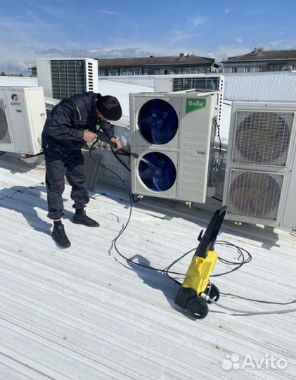 Обслуживание сплит систем чистка ремонт,заправка