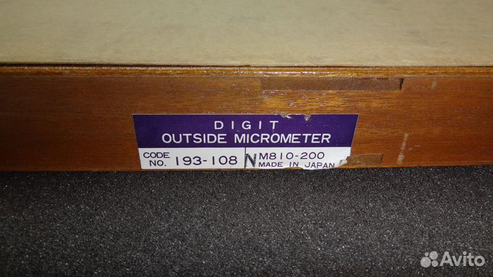 Микрометр Mitutoyo 193-108