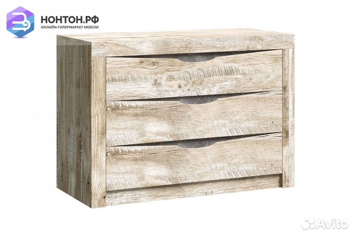 Комод Ривьера дуб юкон / бетон темный