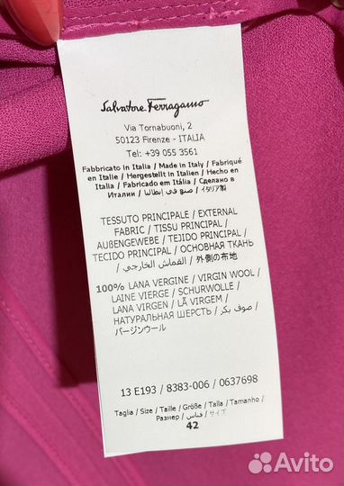 Пиджак Salvatore Ferragamo оригинал