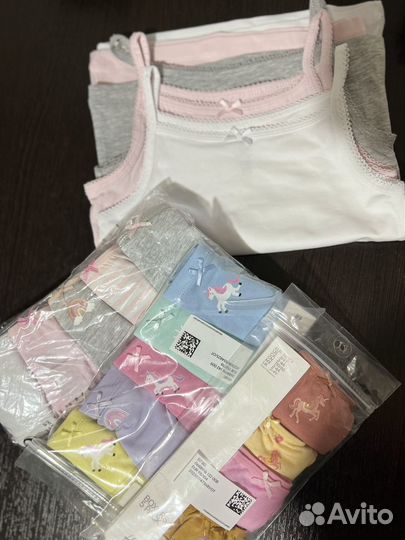 H&M майки и боксеры для девочек