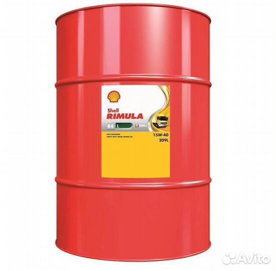 Моторное масло Shell rimula r4 multi 10w-30 (209)