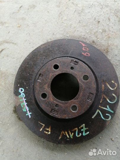 Тормозной диск передний Mitsubishi Colt Z21