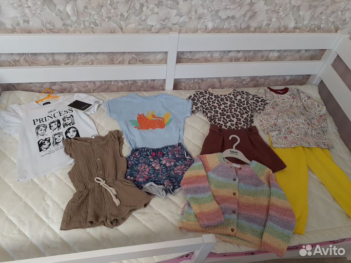 Вещи пакетом для девочки 98 104 hm zara