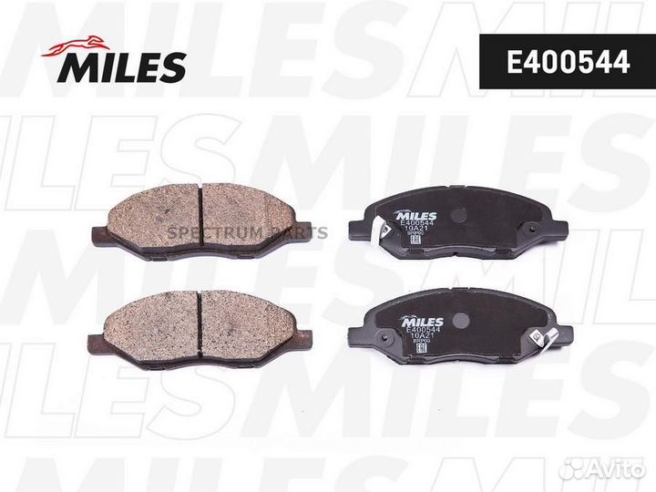 Miles E400544 Колодки тормозные передние (Смесь Se