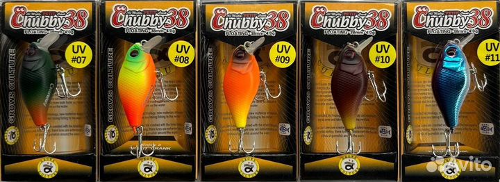 Воблеры Jackall Chubby 38