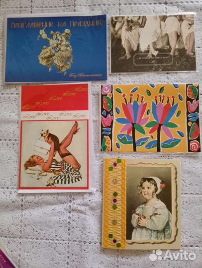 Открытки коллекционные