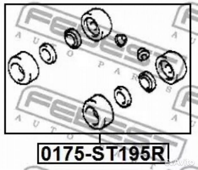 Febest 0175-ST195R Ремкомплект колесного тормозног