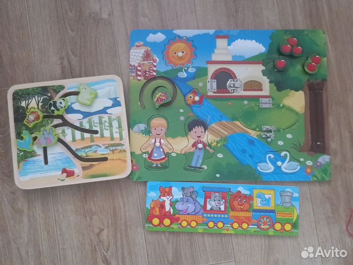 Развивающие игры для малышей от 1 года пакетом