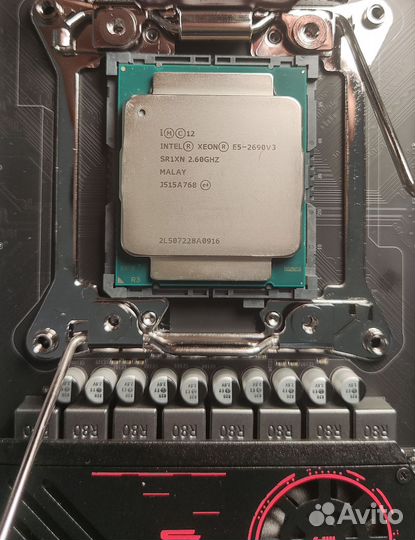 Комплект X99 titanium D4 + xeon e5 2690V3 +16gb