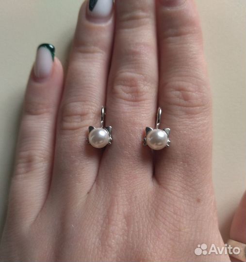 Серебряные серьги