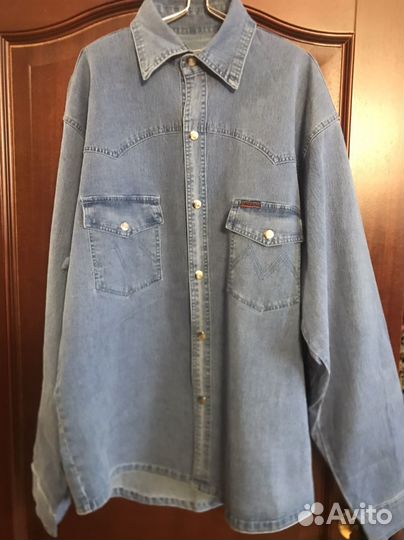 Рубашка джинсовая мужская