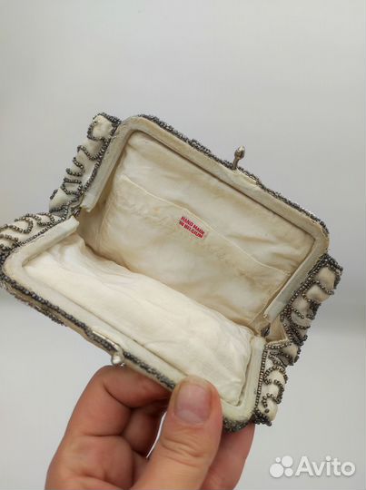 Сумочка текстиль бисер вышивка нач. XX в.Б1965 С