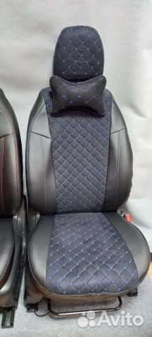 Чехлы chevrolet lacetti Франт алькантара с синем