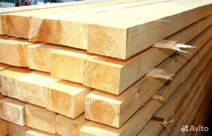 Доска обрезная 25х150 Брус в наличии