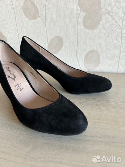Туфли замшевые 37