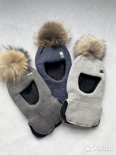 Шапка шлем на мальчика