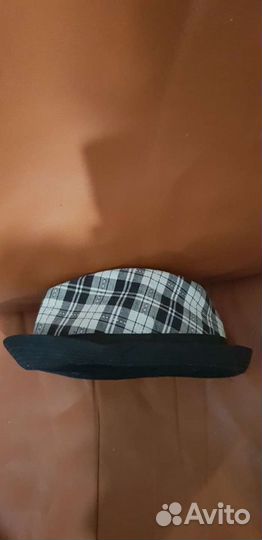 Шляпа летняя унисекс. Черно-белая.Стильная