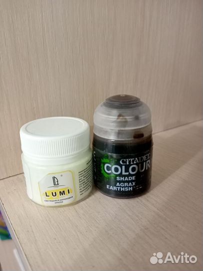 Краска акриловая Citadel Shade: Agrax Earthshade