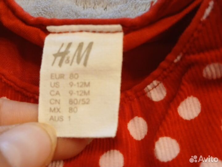 Сарафан для девочки 80 бренда HM